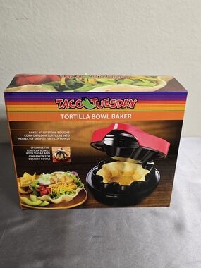 Tortilla Bowl Baker - Easy Homemade Tortilla Bowls